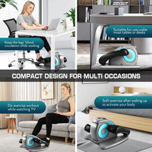 Load image into Gallery viewer, Desk Elliptical Machine for Home Office, Electric Desk Elliptical Trainer with Display Monitor Quiet Compact Pedal Exerciser Gifts for Caring Parents