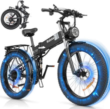Load image into Gallery viewer, Dual Motor PEAK 3000W Electric Bike for Adults, 31mph 48V 23ah Electric Bicycle, 26" Fat Tire Mountain Bike UL2849