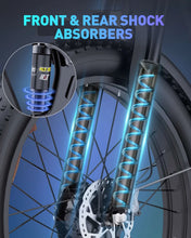 Load image into Gallery viewer, Dual Motor PEAK 3000W Electric Bike for Adults, 31mph 48V 23ah Electric Bicycle, 26" Fat Tire Mountain Bike UL2849