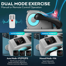 Load image into Gallery viewer, Desk Elliptical Machine for Home Office, Electric Desk Elliptical Trainer with Display Monitor Quiet Compact Pedal Exerciser Gifts for Caring Parents