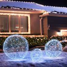 Load image into Gallery viewer, Tangkula 3 Pack Christmas LED Light Balls for Tree