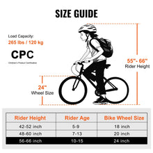 Load image into Gallery viewer, VEVOR BMX Bike, 24 - Inch Wheel Freestyle Bike, BMX Race Bike with 4 Pegs, Beginner - Level BMX to Advanced Riders, BMX Bicycles for Teen Adult Men Women, Durable Hi - Ten Steel Frame, Easy to Assemble