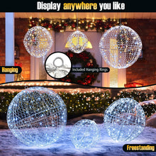 Load image into Gallery viewer, Tangkula 3 Pack Christmas LED Light Balls for Tree