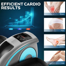 Load image into Gallery viewer, Desk Elliptical Machine for Home Office, Electric Desk Elliptical Trainer with Display Monitor Quiet Compact Pedal Exerciser Gifts for Caring Parents