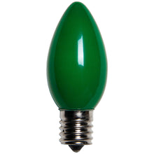 Load image into Gallery viewer, Wintergreen Lighting C9 Set of 25 Christmas Light Bulbs - Green - 7 W