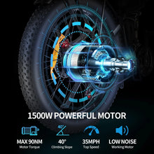 Load image into Gallery viewer, Dual Motor PEAK 3000W Electric Bike for Adults, 31mph 48V 23ah Electric Bicycle, 26" Fat Tire Mountain Bike UL2849