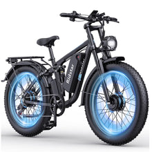 Load image into Gallery viewer, Dual Motor PEAK 3000W Electric Bike for Adults, 31mph 48V 23ah Electric Bicycle, 26" Fat Tire Mountain Bike UL2849